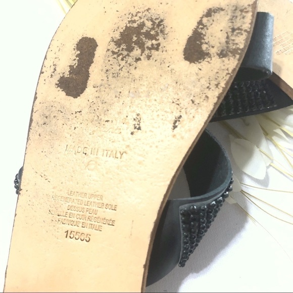 BAHIA Rhinestone Leather Strap Sandals - Picture 5 of 5